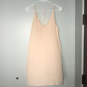 Light pink strappy dress